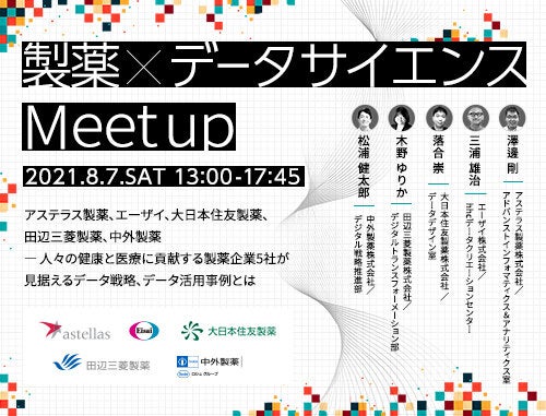 製薬×データサイエンス Meetup 「なぜ今、製薬企業のデータサイエンスが 面白いのか？」講演＆キャリア相談会