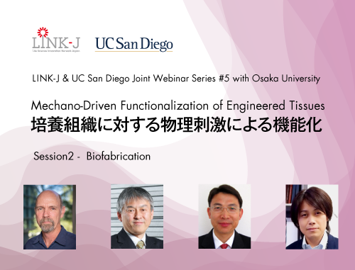 培養組織に対する物理刺激による機能化 "Mechano-Driven Functionalization of Engineered Tissues" Session 2 Biofabrication