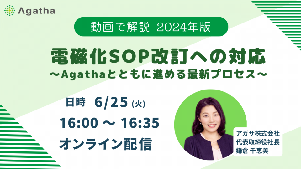 電磁化SOP改訂への対応 ～Agathaとともに進める最新プロセス～
