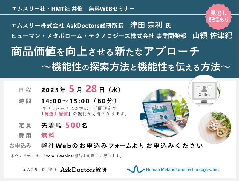 商品価値を向上させる新たなアプローチ ～機能性の探索方法と機能性を伝える方法～
