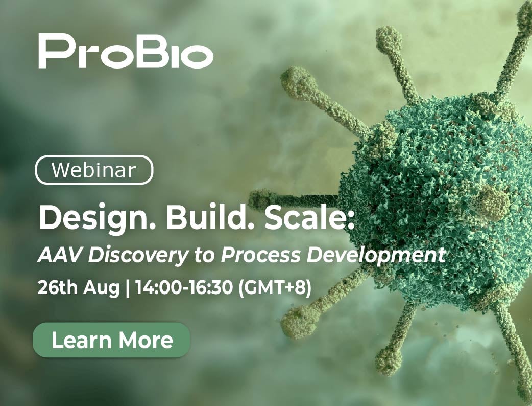 Webinar - Design. Build. Scale:  AAV Discovery to Process Development