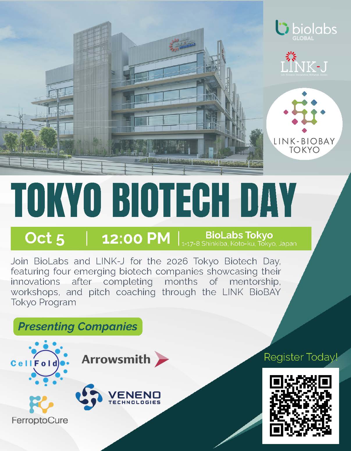 TOKYO Biotech Day 2026 by TIB CATAPULT/LINK-BioBAY TOKYO